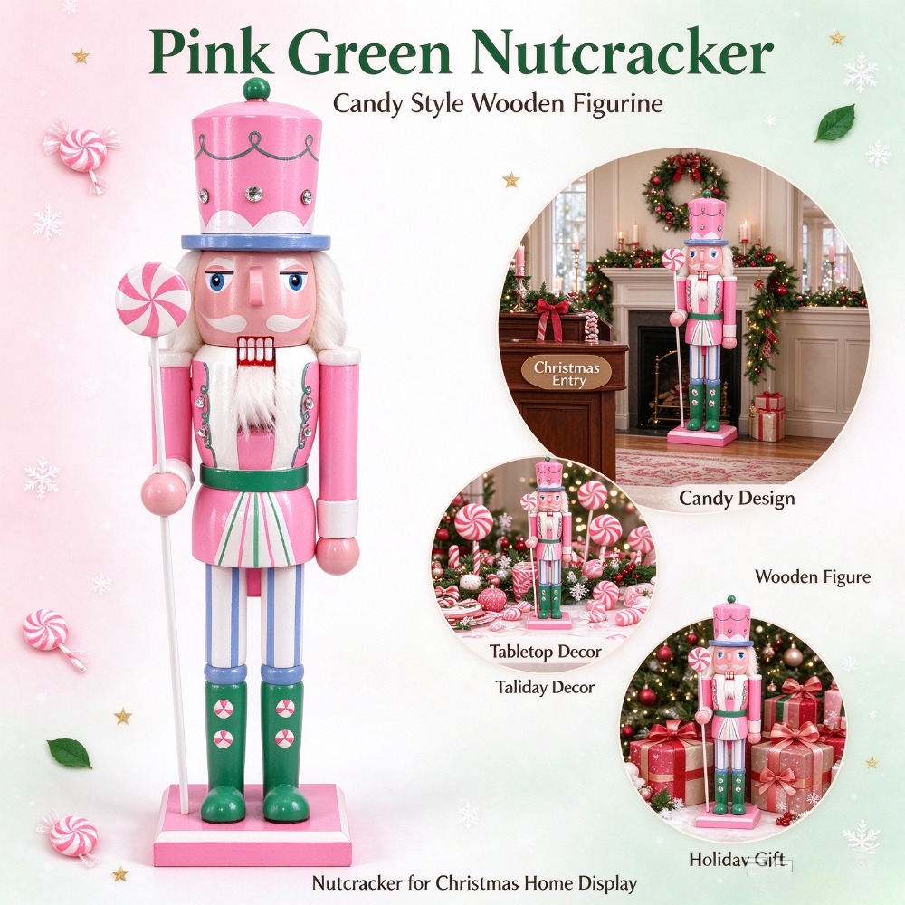 Nutcracker Figurine - Figurin Tentara Pemecah Kacang Kayu Berukuran