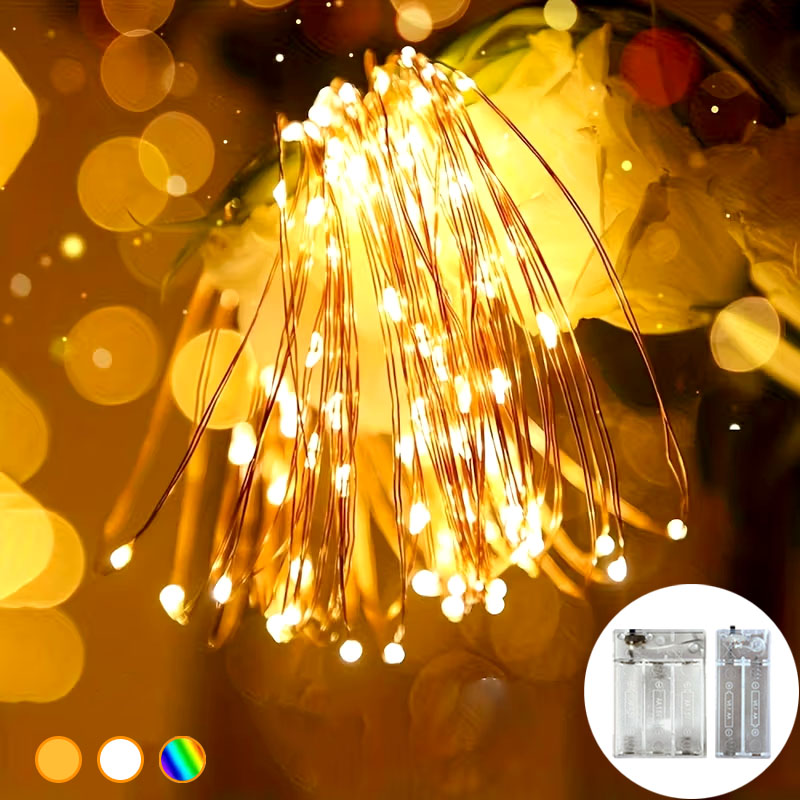 Led Fairy String Lights - Lampu hias LED, lampu hias berbentuk