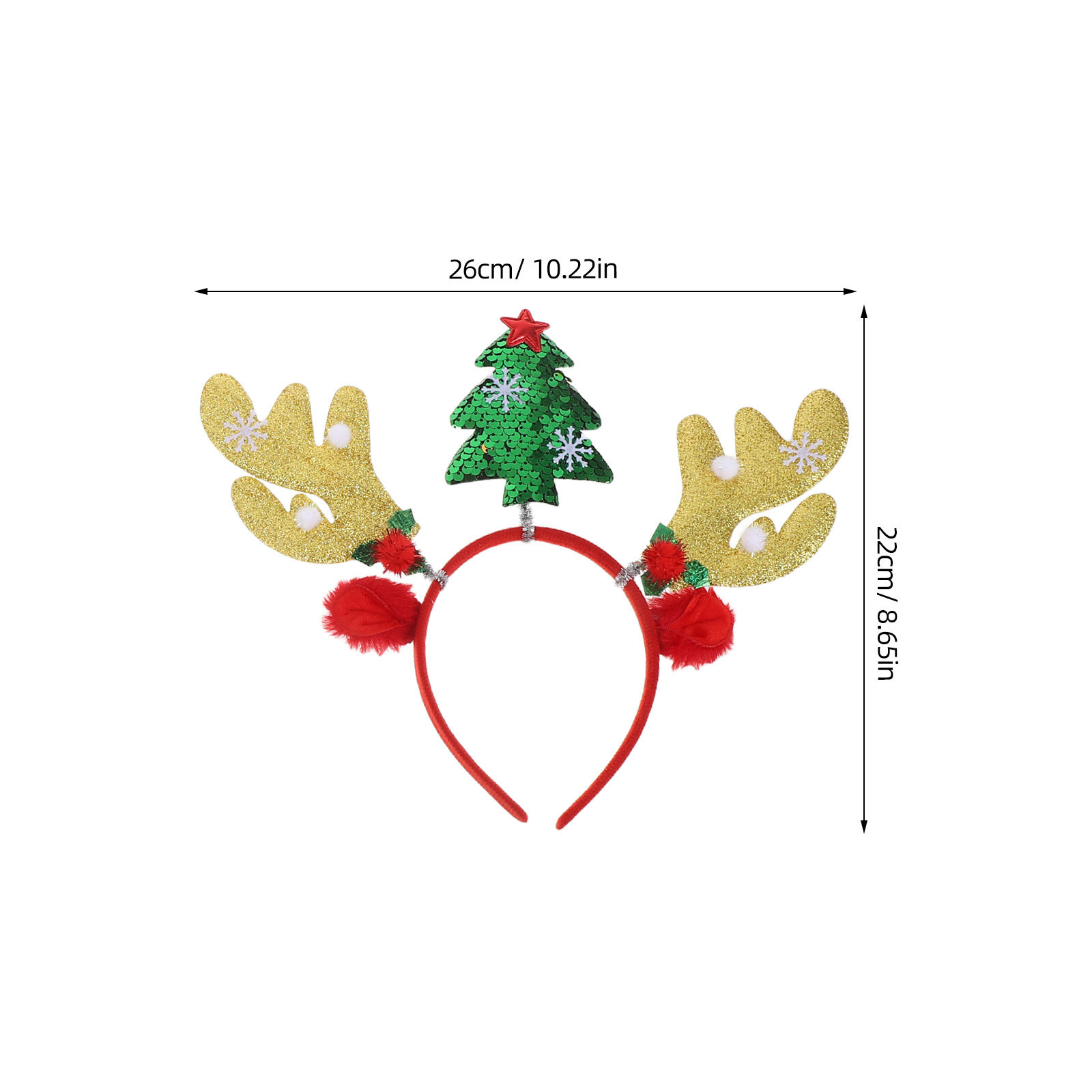 2 buah bando rusa untuk libura - Reindeer Antlers Headband ulasan dan harga