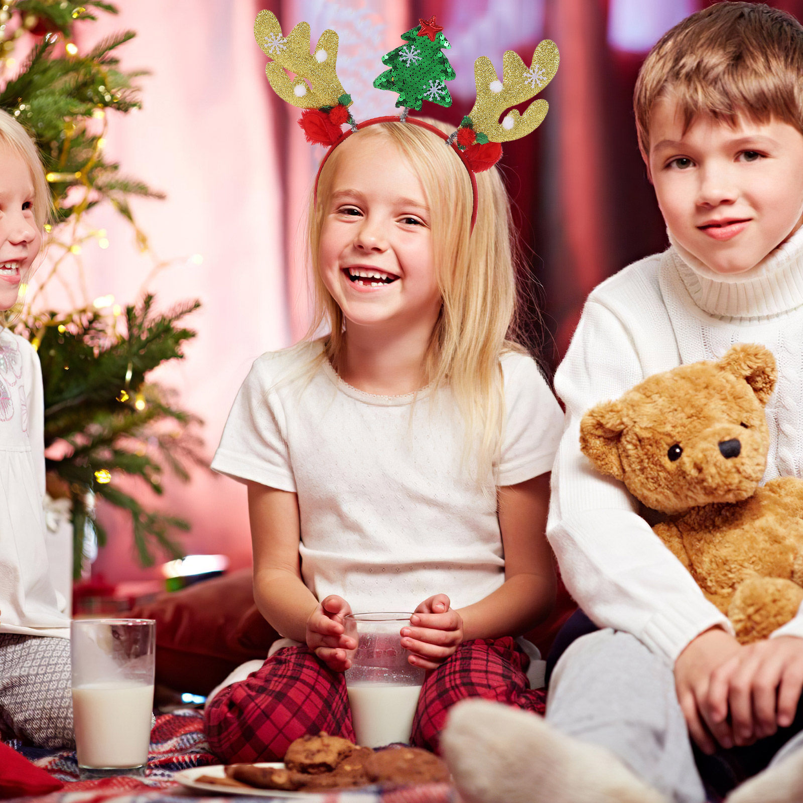 2 buah bando rusa untuk libura - Reindeer Antlers Headband ulasan dan harga