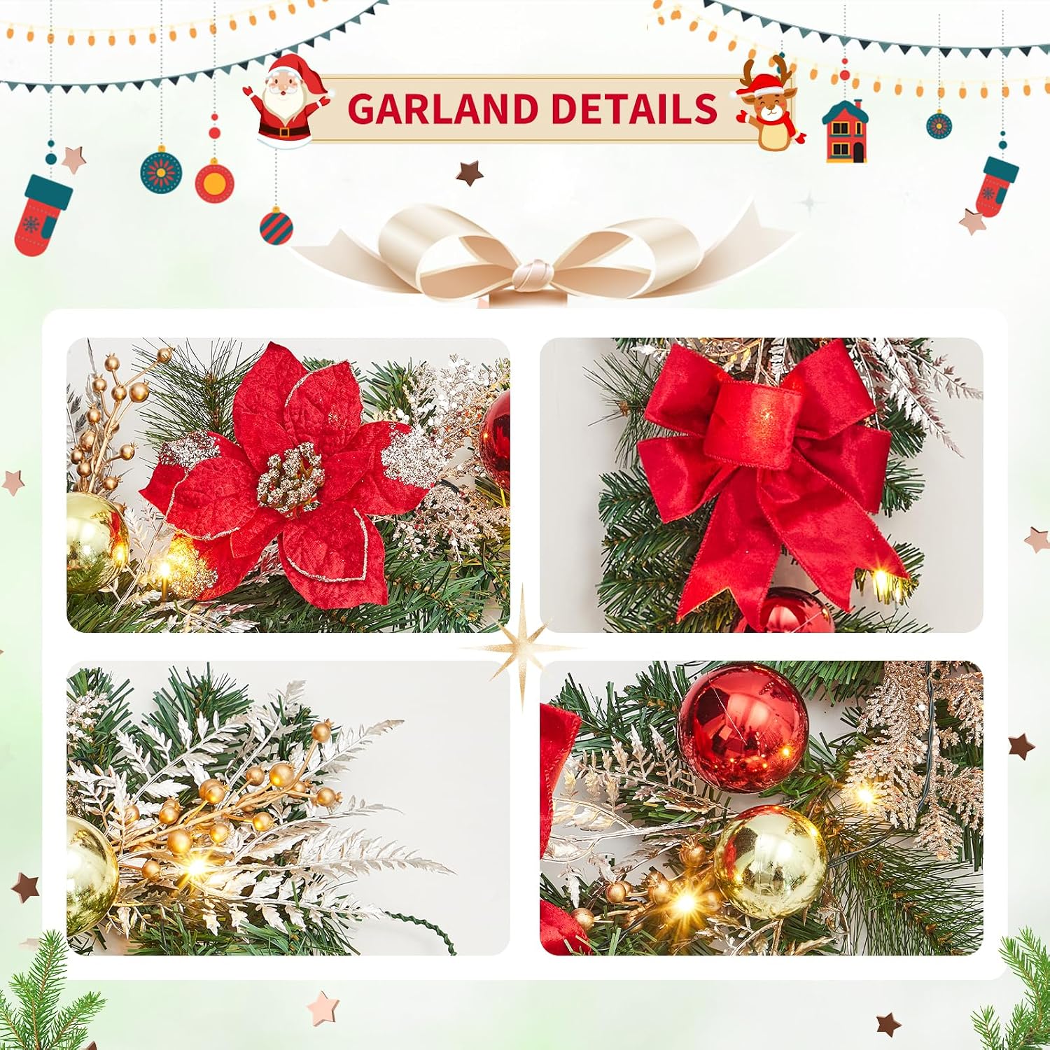 Garvee, Hiasan Natal dengan La - Led Fairy String Lights ulasan dan harga