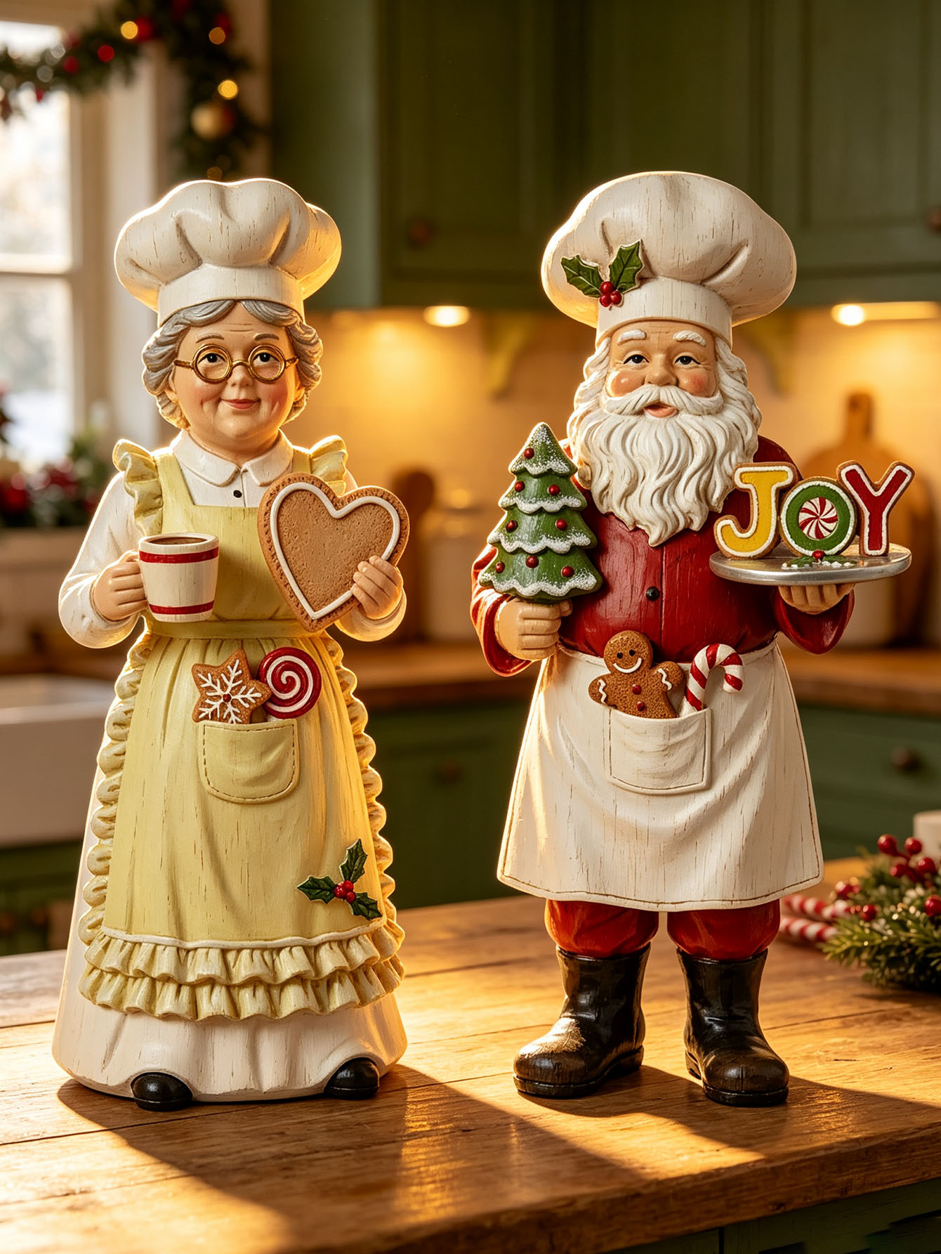 Set 2 Buah Ornamen Natal Sinte - Nutcracker Figurine ulasan dan harga