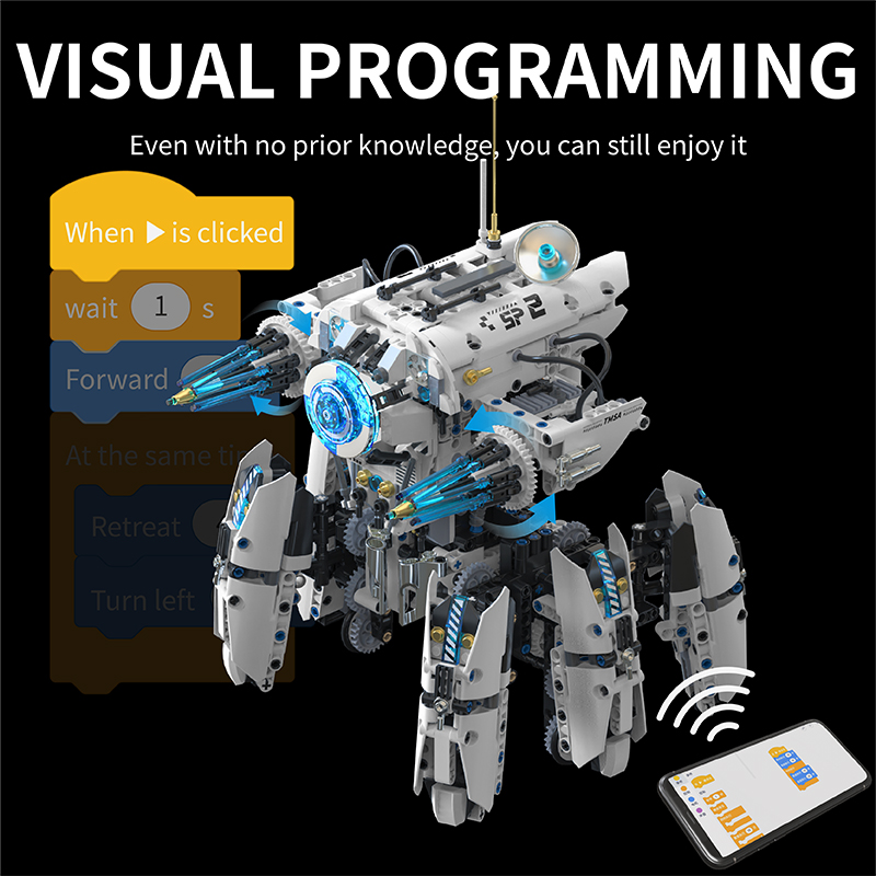 Robot Hexapod dengan Pemrogram - Lego Set City ulasan dan harga