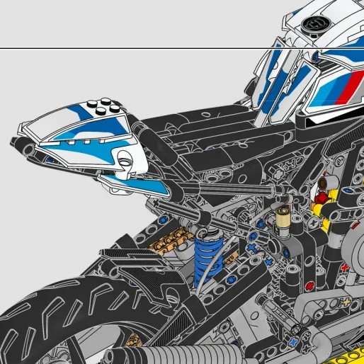 Set Balok Bangunan Model Motor - Lego Set Technic ulasan dan harga