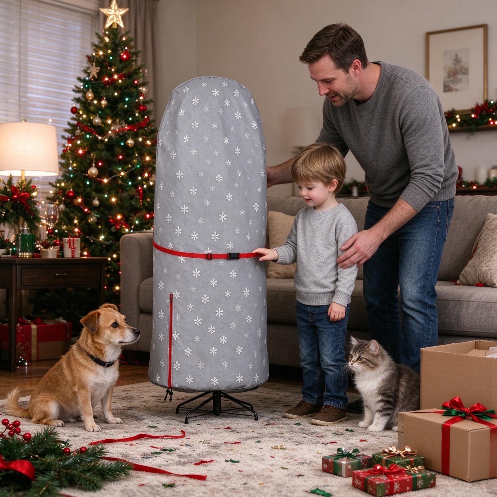 Penutup Pohon Natal Buatan, Pe - Christmas Tree Artificial ulasan dan harga