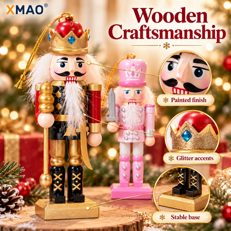 Ornamen Natal berbentuk Raja d - Nutcracker Figurine ulasan dan harga
