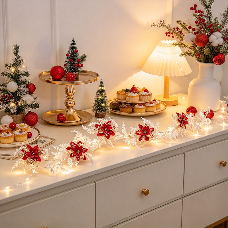 Hiasan Garland Natal Putih den - Led Fairy String Lights ulasan dan harga